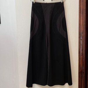 Black Didier Parakian Boho Maxi Skirt,  36 - like XS